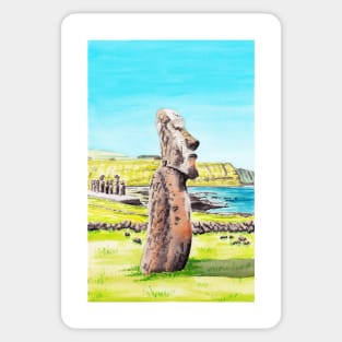 Chile, Isla De Pascua Sticker